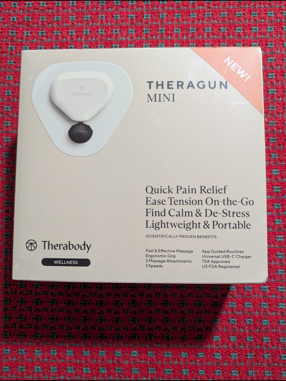Therabody Theragun Mini Massage Device - Cream & Black